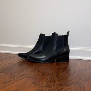 black boots! very comfortable